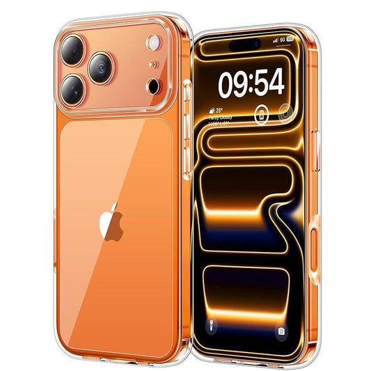 Iphone Transparent Case Premium Qulaity Transparent Four Corner Soft Silicone Back Cover Clear Case.