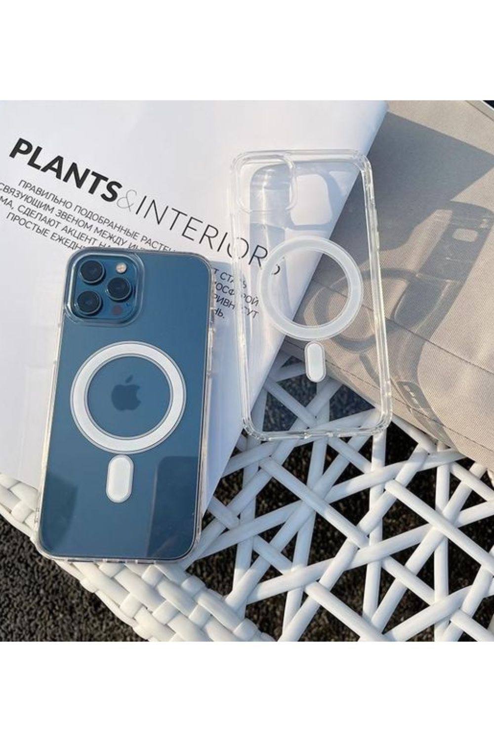 Premium Anti-Shock Magnetic Case  Durable Protective Back Cover with Soft Grip